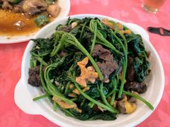 鸡杂炒番薯叶-松记特色美食