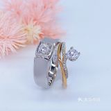 原来只是看中了女戒，特地跟男友到爱登珠宝看了样板