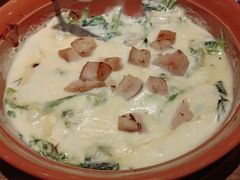 奶汁鸡肉焗菠菜-萨莉亚意式餐厅(国和1000店)