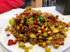 酸豆角炒鸡胗-新新湘菜馆(新中街二条店)