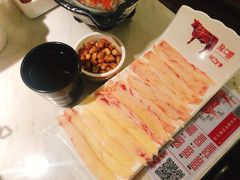 胸口油-左庭右院鲜牛肉火锅(浦江欢乐颂店)
