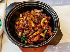 石锅鲍鱼葵花鸡-子霖南山鲜虾面(南山总店)