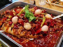 荔枝香辣清江鱼-鱼酷活鱼烤鱼(北美店)