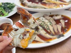 葱油膏蟹-渔满仓海鲜渔家(象山二店)