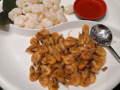 油爆虾拼虾仁-上海1号私藏菜(静安店)