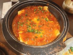 石锅蛋液豆腐-大同江朝鲜菜•长春地标美食(绿园吾悦广场店)