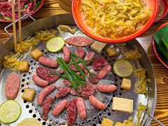-陈叉子钢盆烤肉(中原万达店)