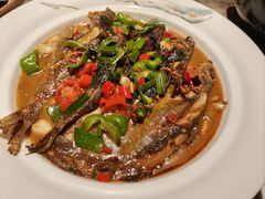 烧昂刺鱼-梁家大院•农家菜(昆山会展中心店)