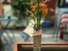 餐具摆设-花·fleur古董西餐厅(西城夜未央店)