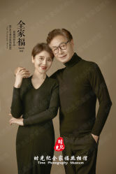 -时光纪亲子全家福照相馆(静安店母女写真父母纪念照)