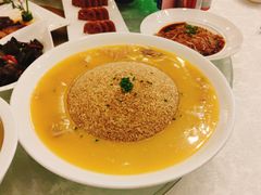 豆汤三鲜锅巴-成都彭山恒大酒店·大三元中餐厅