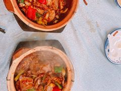 铁板啫猪杂-天宝食坊·啫啫煲大排档(西华路店)