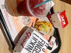 香辣鸡腿汉堡-肯德基(西稍门店)