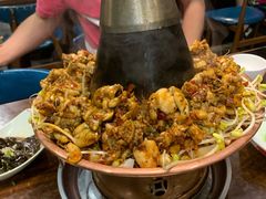 特色牛蛙锅-超越炭火牛蛙火锅鸡(河东店)