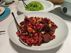 红皮大蒜炒腊牛肉-湘上湘(正大中心总店)