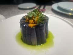 海胆醋汁浸秋茄-同仁堂粹和餐厅·食养养生宴(新大都店)