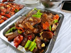 炒卷煎-路书奇炝锅绿豆面(万客隆店)