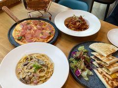 奶油培根意面-青麦家·融合餐厅(江岛智立方店)