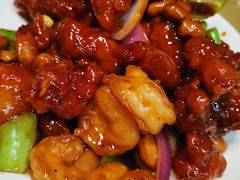 椒香虾仁爆鸡球-陈傻子餐厅(世纪都会店)