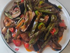 长豆角烧茄子-西域美食(西直门南小街店)