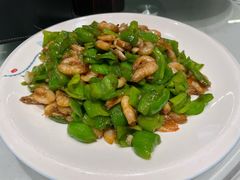 青椒炒虾-巢湖名吃·东关老鹅汤(江南风情街店)