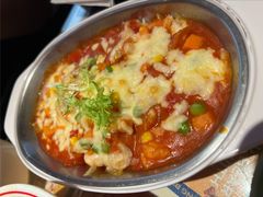 番茄厚切猪排焗饭-文通冰室(东方宝泰店)