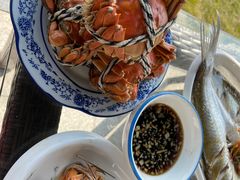 -七的湖·晚芳亭·阳澄湖农家菜·大闸蟹(莲花岛店)