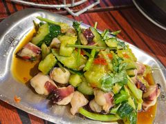 凉拌章鱼-沙胆彪炭炉牛杂煲(成都玉林店)