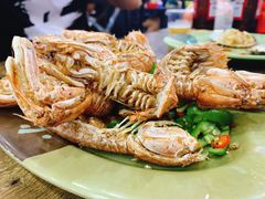 椒盐濑尿虾-贞姨美食·老字号海鲜大排档