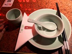 餐具摆设-绿茶餐厅(蓝色港湾店)