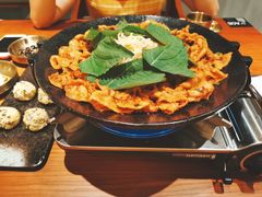 铁板章鱼五花肉-春熙台韩国料理·章鱼肥牛(西丽店)