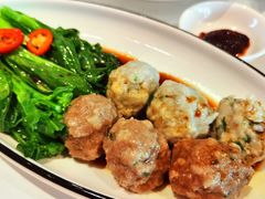 灼双丸(鲮鱼拼牛肉)-顺德渔村(华侨城店)
