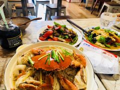 膏蟹汤面-十面欢腾·海鲜面·台式Bistro(长乐路店)