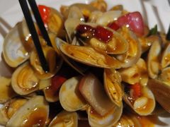 豉椒炒花甲-强记海鲜·大排档(蛇口新街店)