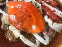 梭子蟹蒸肉饼-玫瑰厅上海菜(兴国路店)