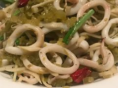 雪菜冬笋炒鲜鱿筒-漢舍中国菜馆(889广场店)