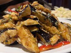 风味茄子-老牌坊鲁菜名店(聊城美食岛店)