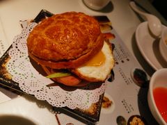 爆蛋菠萝包套餐-新大咀港式茶餐厅(宝山万达店)
