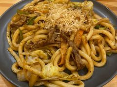 黑椒牛肉炒乌冬-花道寿司(萧山万象汇店)