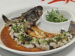 青花椒淋青斑-老船夫婚宴婚庆会馆(延吉路店)