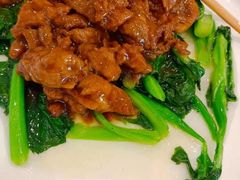 芥兰牛柳-大鸭梨烤鸭(石佛营店)