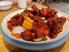 椒香虾仁爆鸡球-陈傻子餐厅(世纪都会店)
