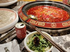 牛油红锅-蜀辣居鲜货老火锅(红牌楼店)