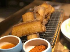 干炸带鱼-老头儿真传-老头儿油爆虾(胜利河美食街店)