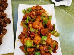 宫保虾仁鱿鱼-桃子餐厅·天津菜(红星路直营店)
