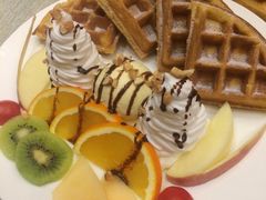 水果冰淇淋松饼-自由之丘