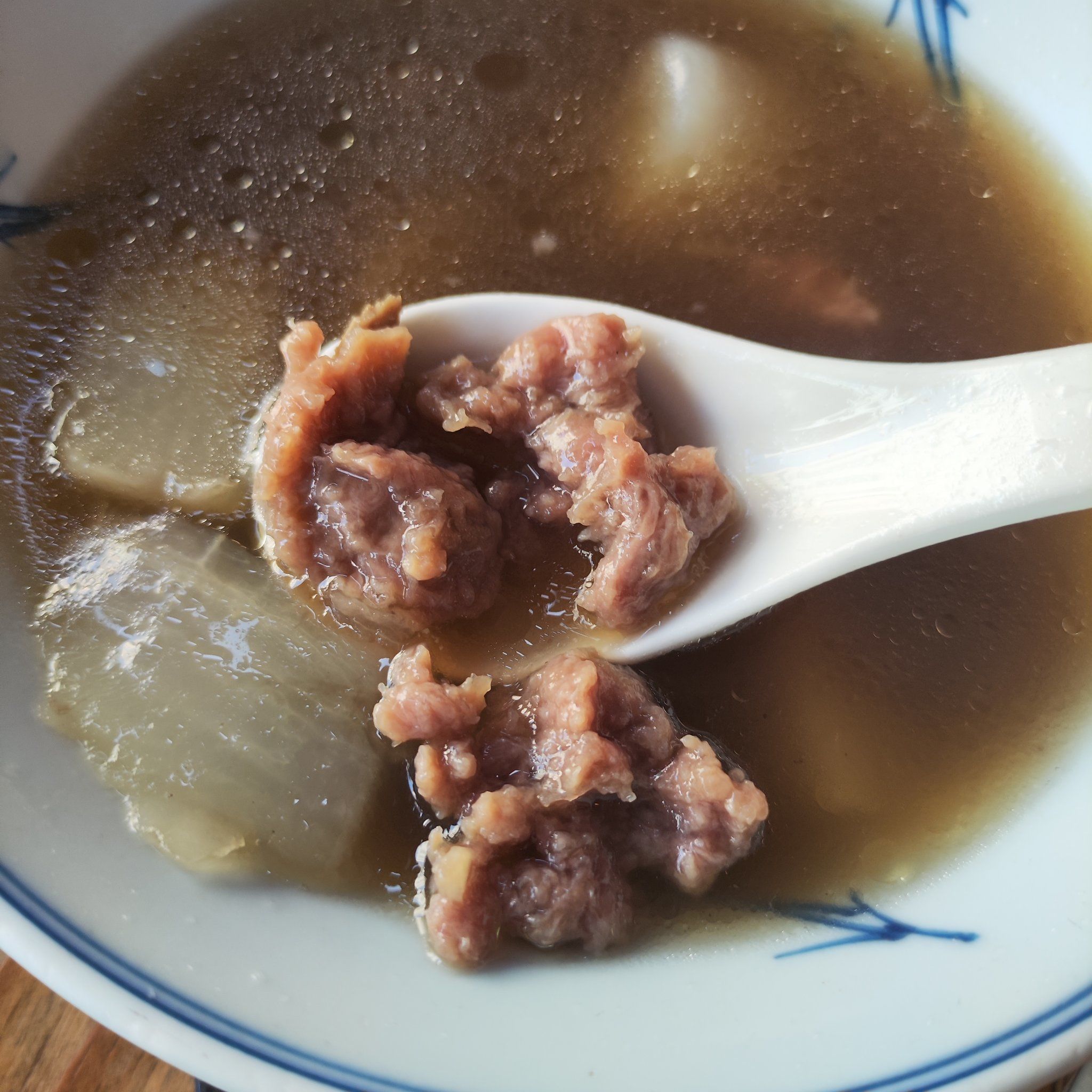 经典中的唯一牛肉羹配咸饭