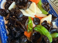 木耳炒淮山-品茶居素食馆(罗湖店)