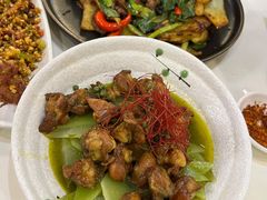 青椒焗掌中宝-付掌柜在成都·热炒砂锅集(金禾店)