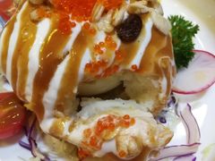 炸温泉蛋土豆泥沙律-仙隐小鹿中華の日料(正弘城店)